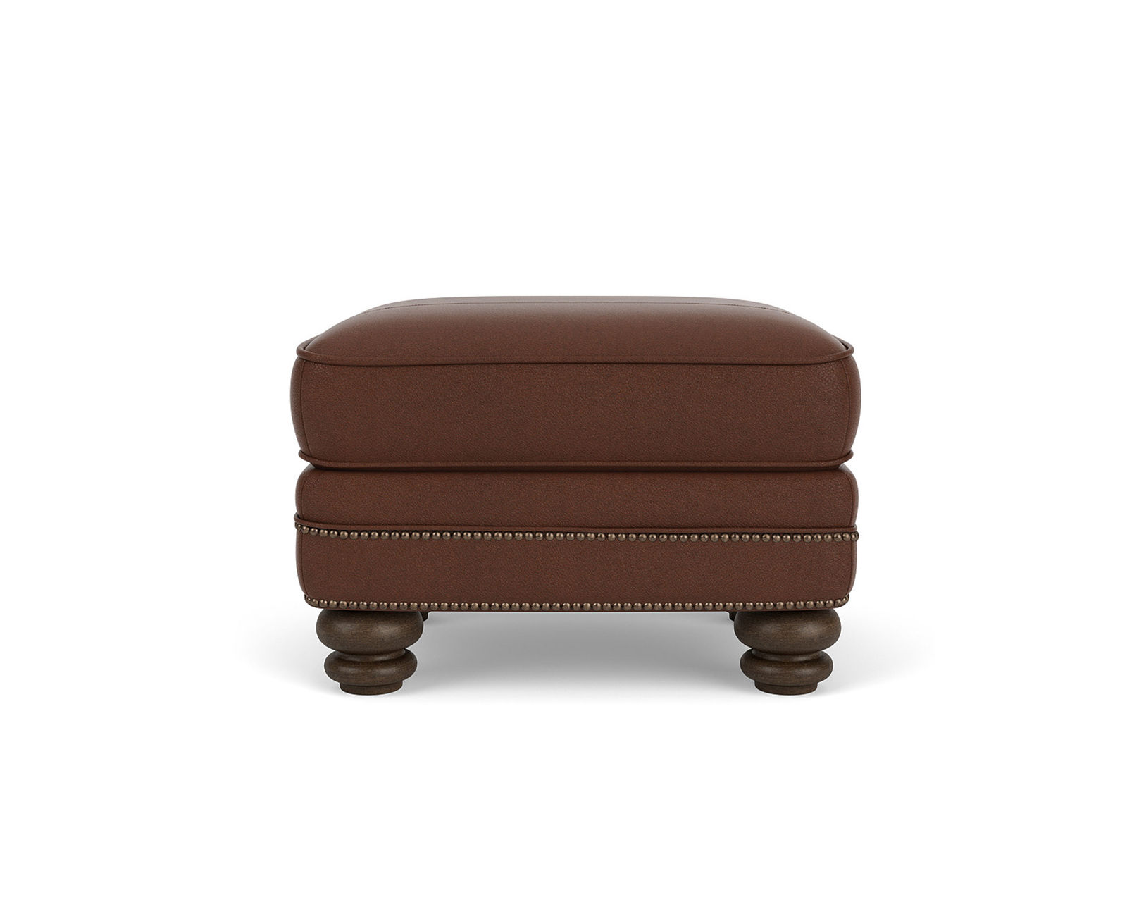 Bay Bridge 3790 Nailhead Chair (+50 leathers) 85" - Bay Bridge Leather Nailhead Ottoman