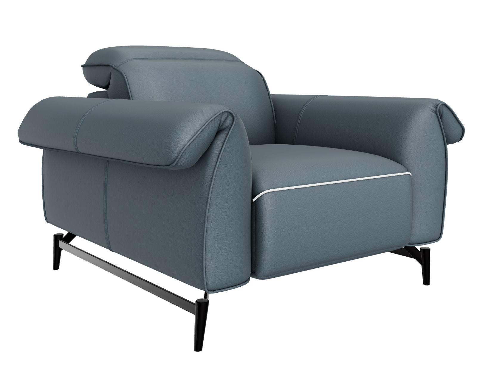 Leggiadro C143 Leather Sofa (93") +50 leathers - Leggiadro Armchair
