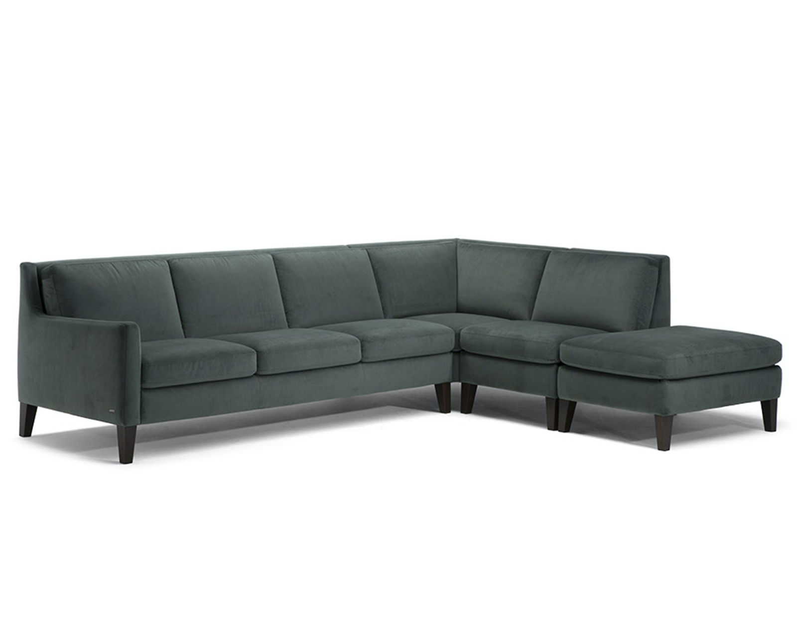 Quiete C009 Sectional (+40 fabrics) - Layout D: Four Piece Sectional - 119" x 91"