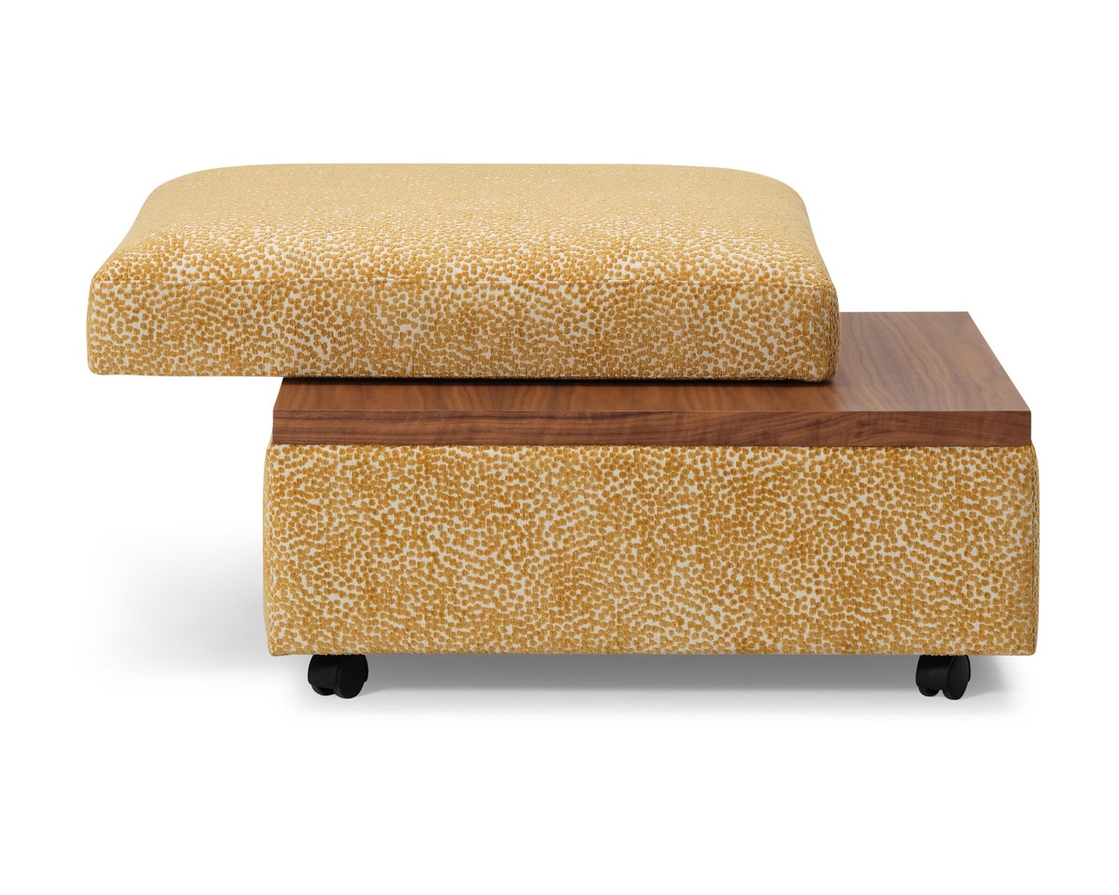 Lotus 44012 Reclining Sectional (+200 colors) - Lotus Swivel Top Ottoman