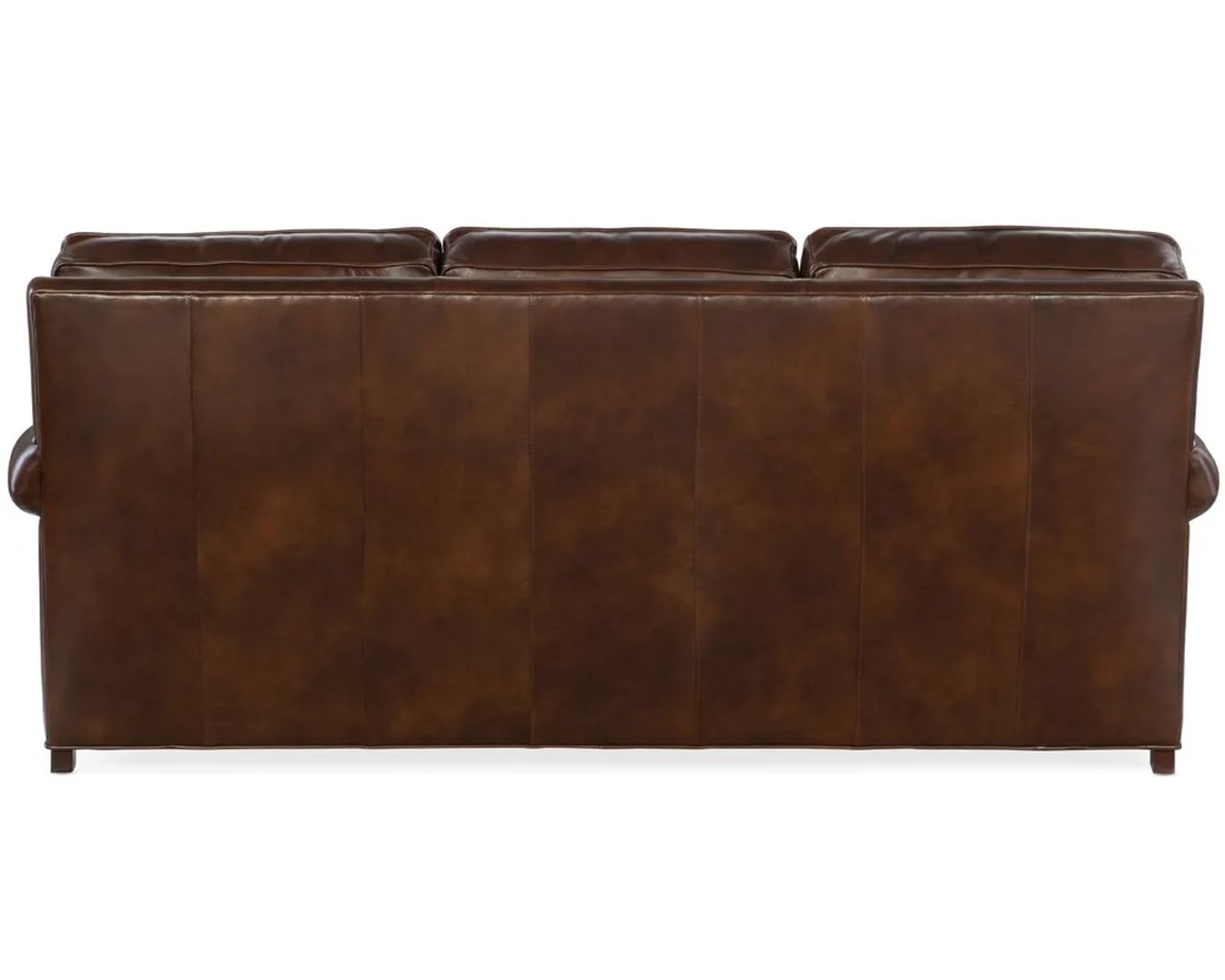 Bradington Young Reddish 579 Chair (12 leathers) 8-Way Hand Tie - Reddish Stationary Sofa 8-Way Hand Tie