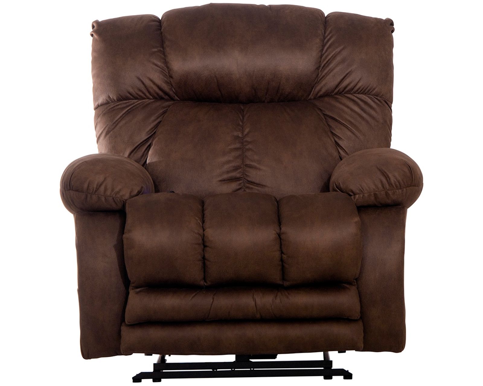 Dawkins Big Man's Lay Flat Power Recliner with Extended Ottoman Big and Tall Comfort (RATED 400 LBS.) 2 colors - Dawkins Big Man's Power Lay Flat Recliner w/Oversized X-tra Comfort Footrest