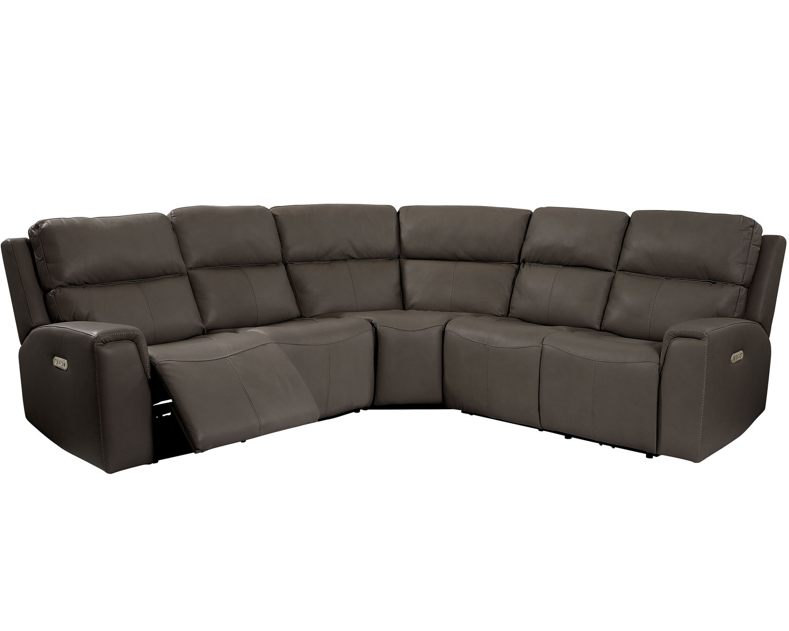 Jarvis Leather Power Reclining Sectional with Power Headrest (009-70) ZERO GRAVITY - In stock