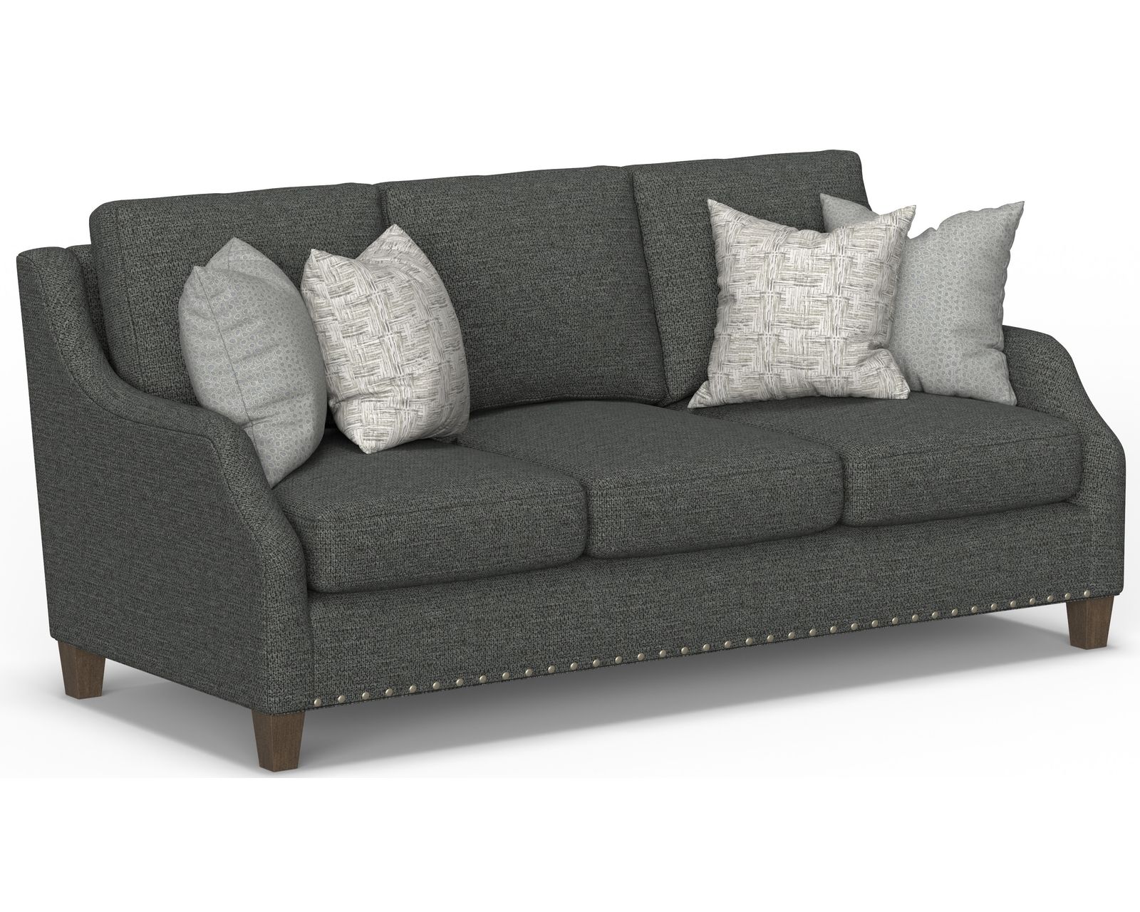 Gianna 7824 Sofa (86") +100 fabrics) - Gianna Nail Head Sofa