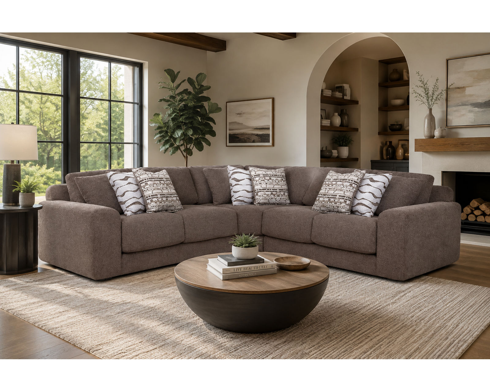 Sierra 830 Modular Sectional (Modern Comfort. Flexible Design) - Luxury Looks. Beautiful Rooms. Surprisingly Affordable.