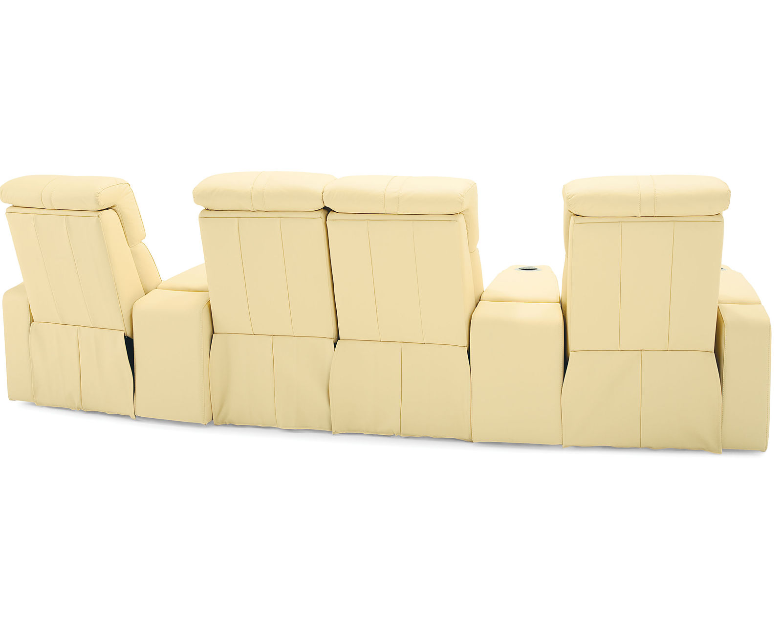 Flicks 41416 Power Reclining Home Theater Sectional (+200 colors)  - Layout I: Three Piece Home Theater Sectional Curved 138" Wide
