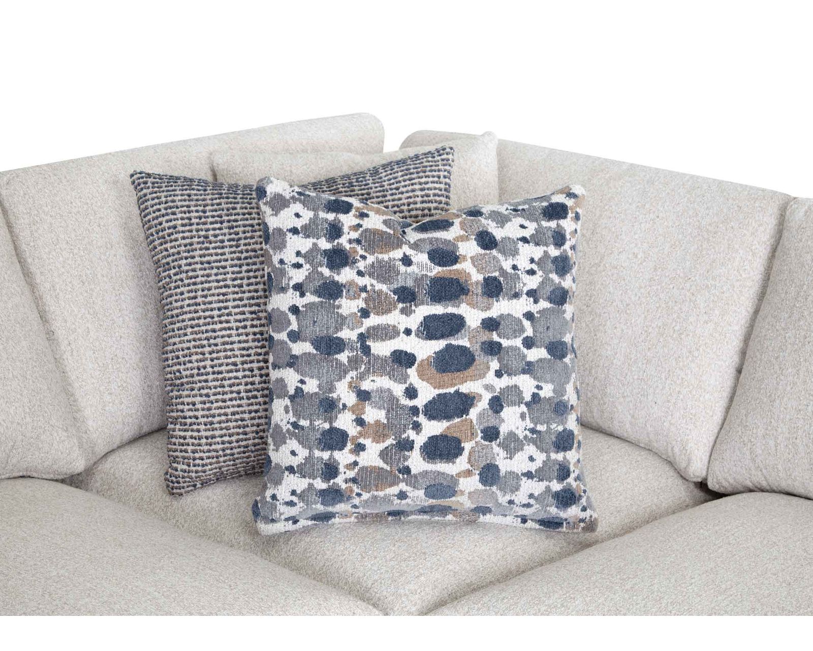 Iris 982 Modular Sectional (Modern Comfort. Designed to Change With You) - Includes All Decorative Pillows