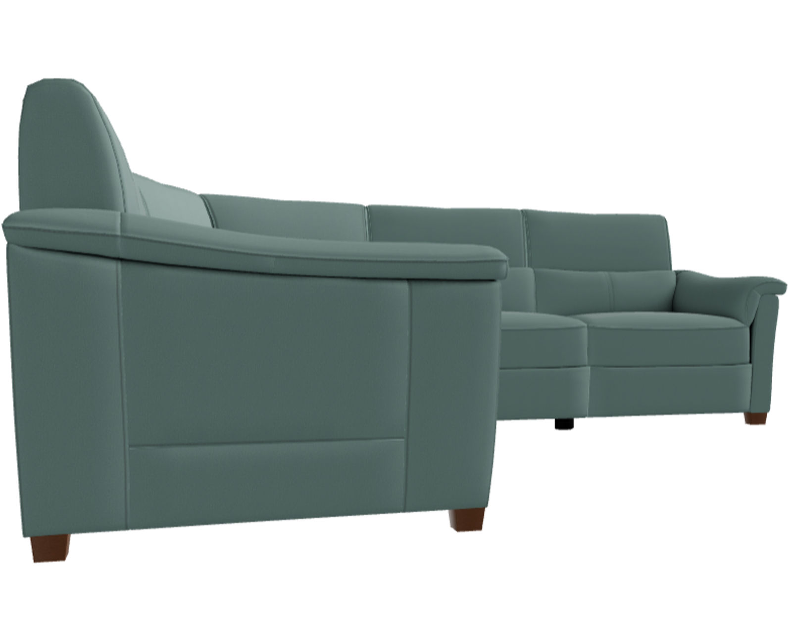 Astuzia C068 Triple Power Reclining Sectional (+40 fabrics) - Layout A: Five Piece Reclining Sectional - 111" x 111"