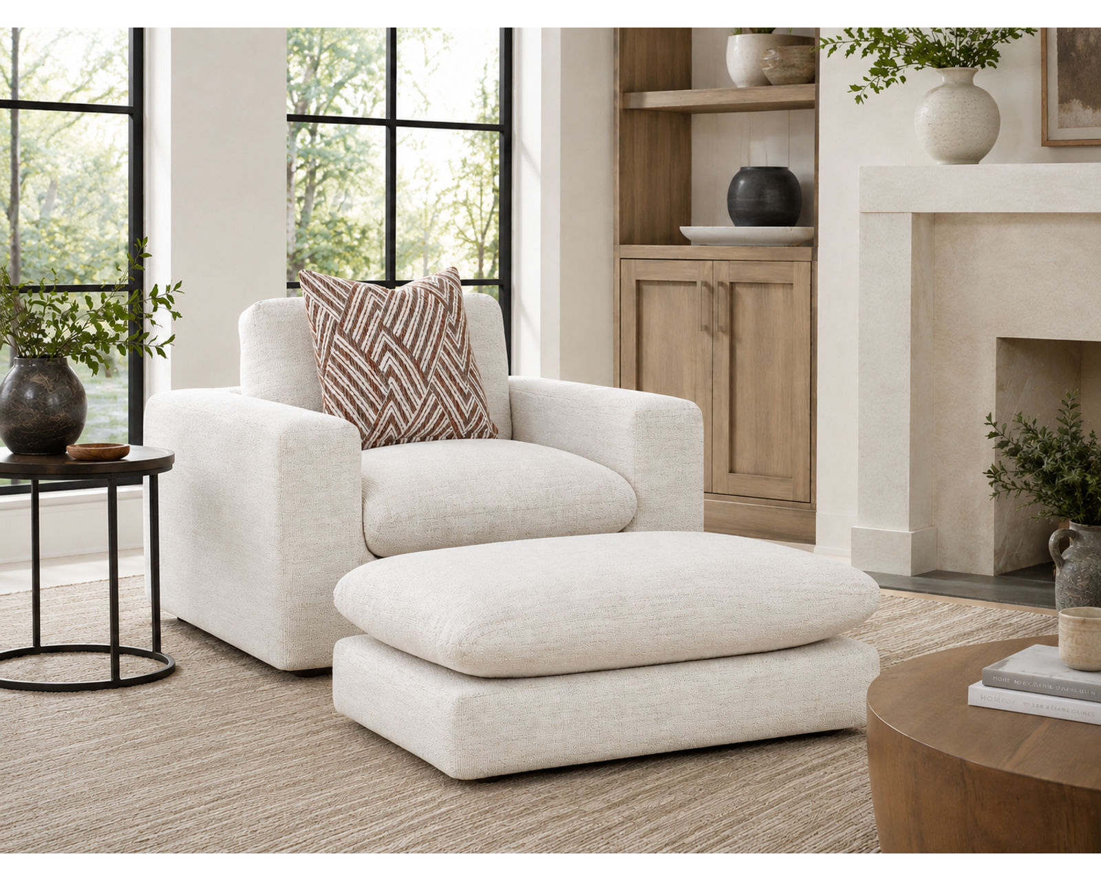 Santina 87" Wide-Seat Two-Cushion Sofa (Two Extra-Wide Seats. Made for Serious Lounging) - Everything You Need for a Beautifully Designed Room.