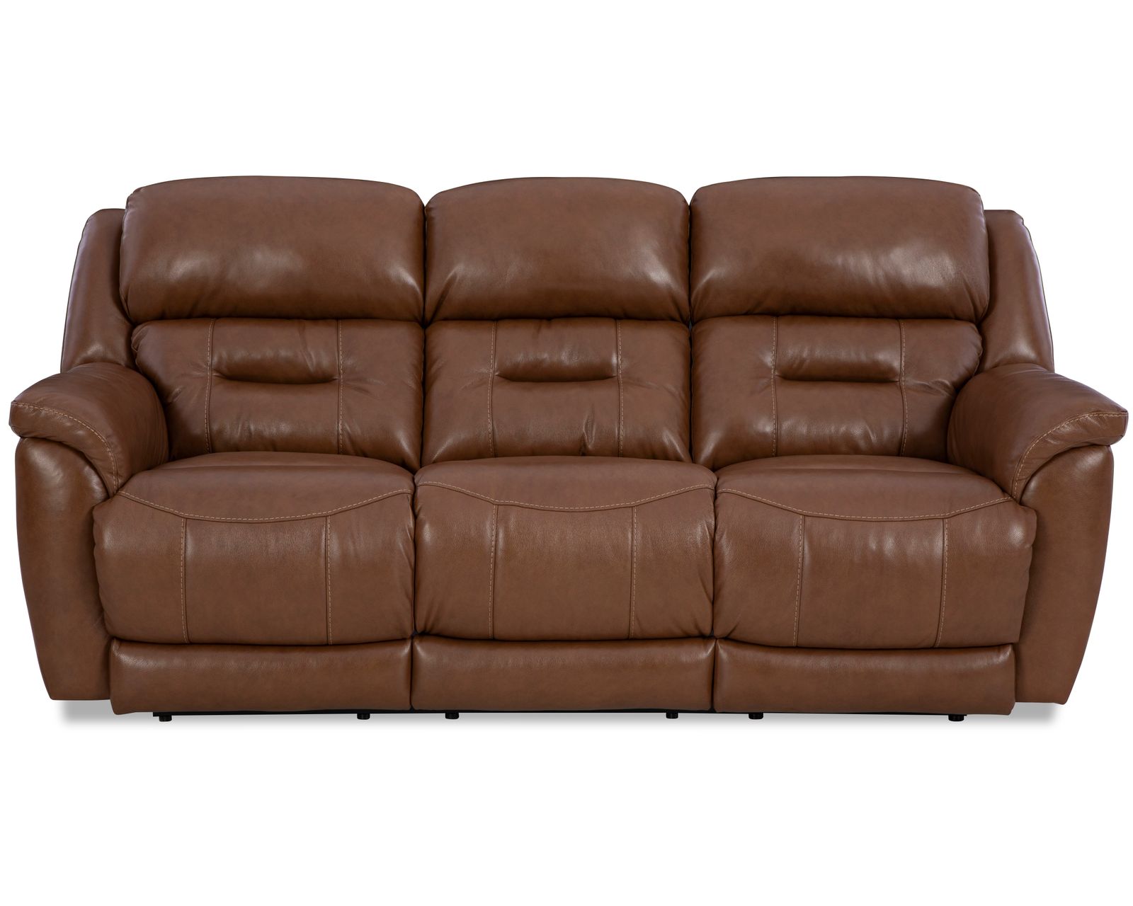 Contender 90" Zero Gravity Leather Triple Power Recliner Sofa - In stock