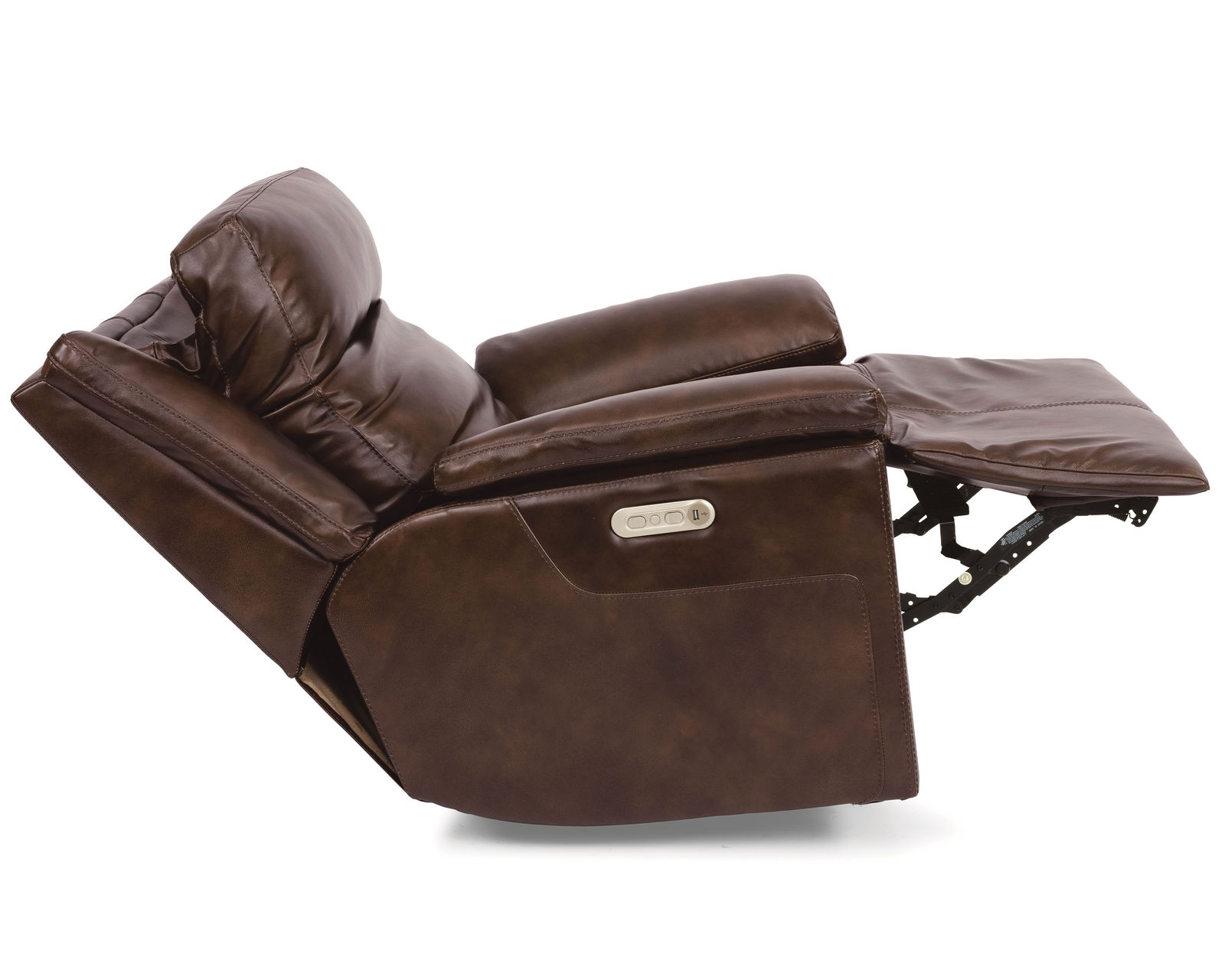 Chance Power Reclining Loveseat with Console and Power Headrests (2 colors) - Chance Power Gliding Recliner with Power Headrest in Leather 278-74