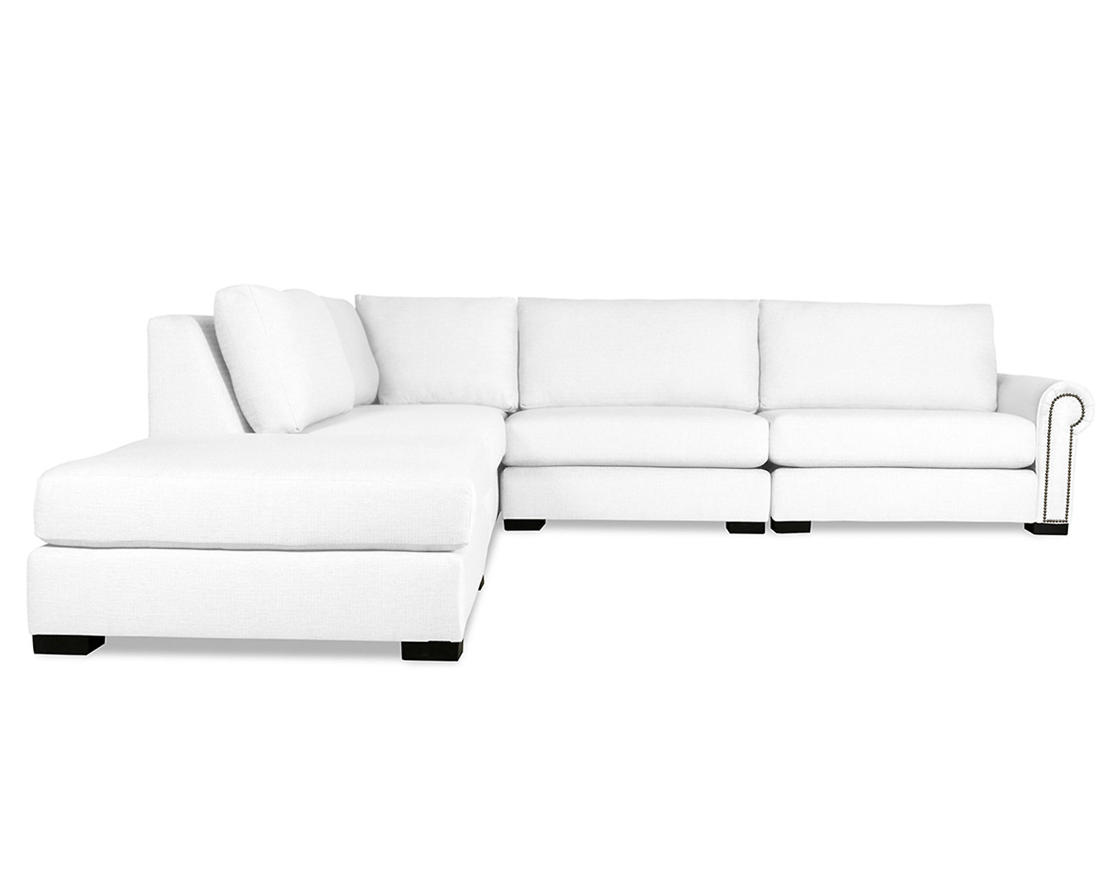 Sylviane 5 Pieces Modular Sectional (Choice of Colors) - Sylviane 5 Pieces Modular Sectional in White