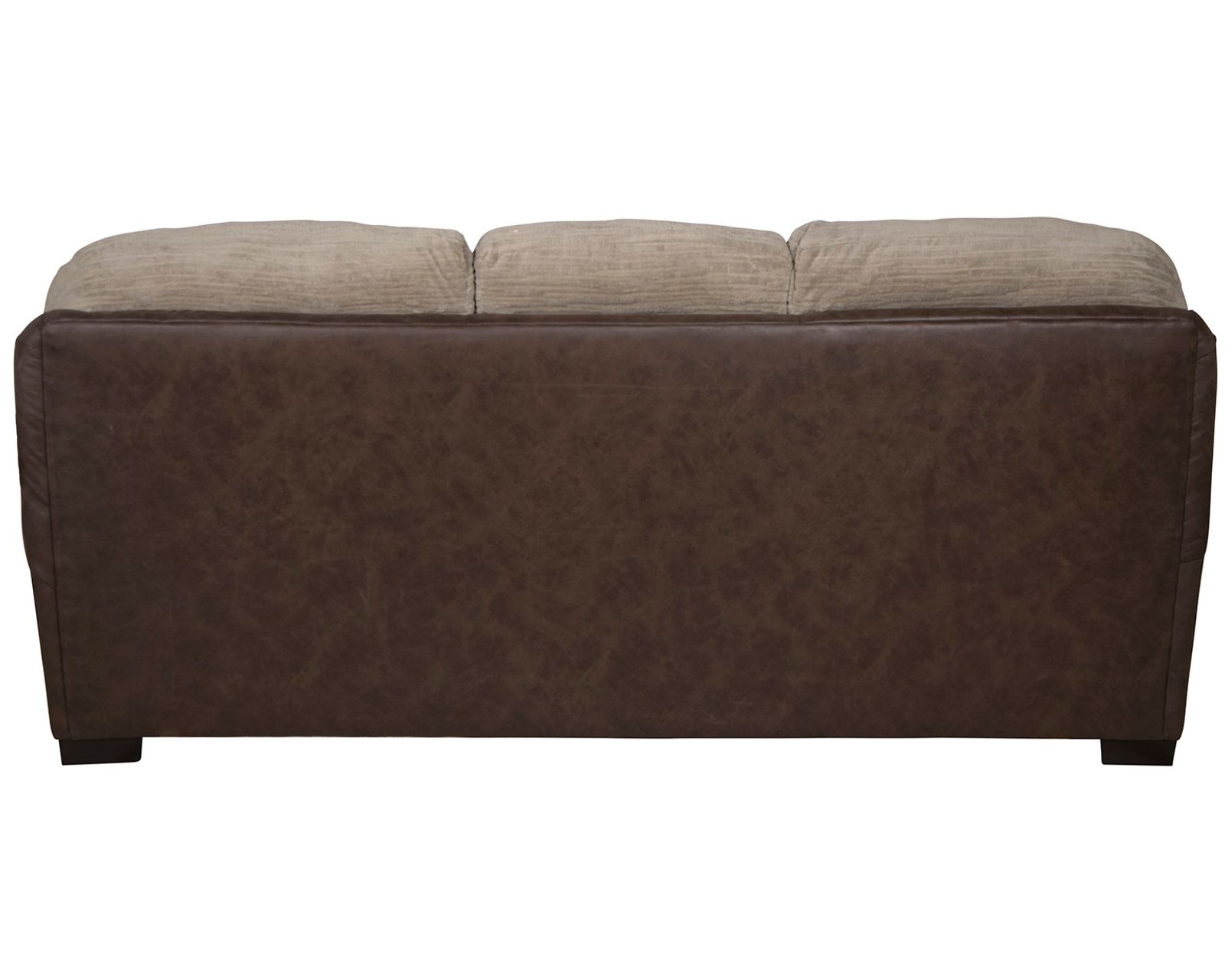 McMahon 96" Sofa with Drop Down Table (two tone polyester fabric)