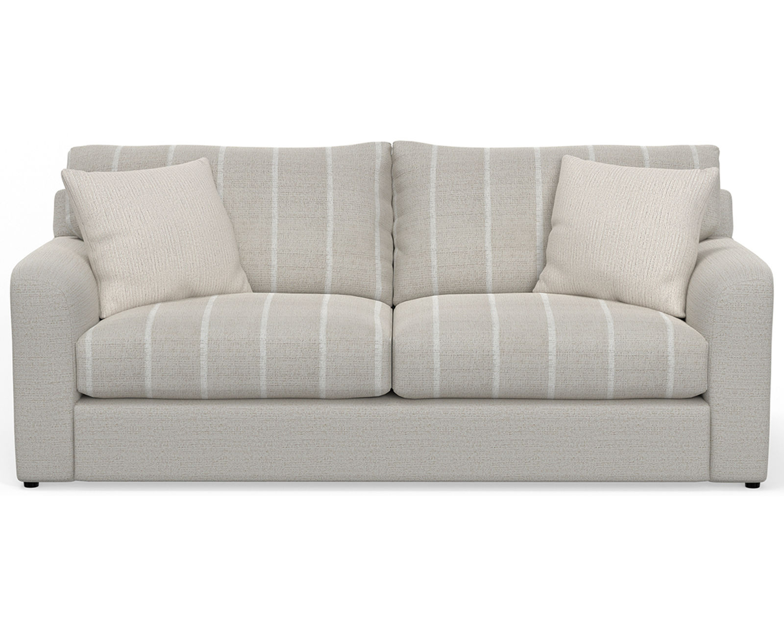 Lindsey 89" Stationary Sofa (2 colors) includes pillows
