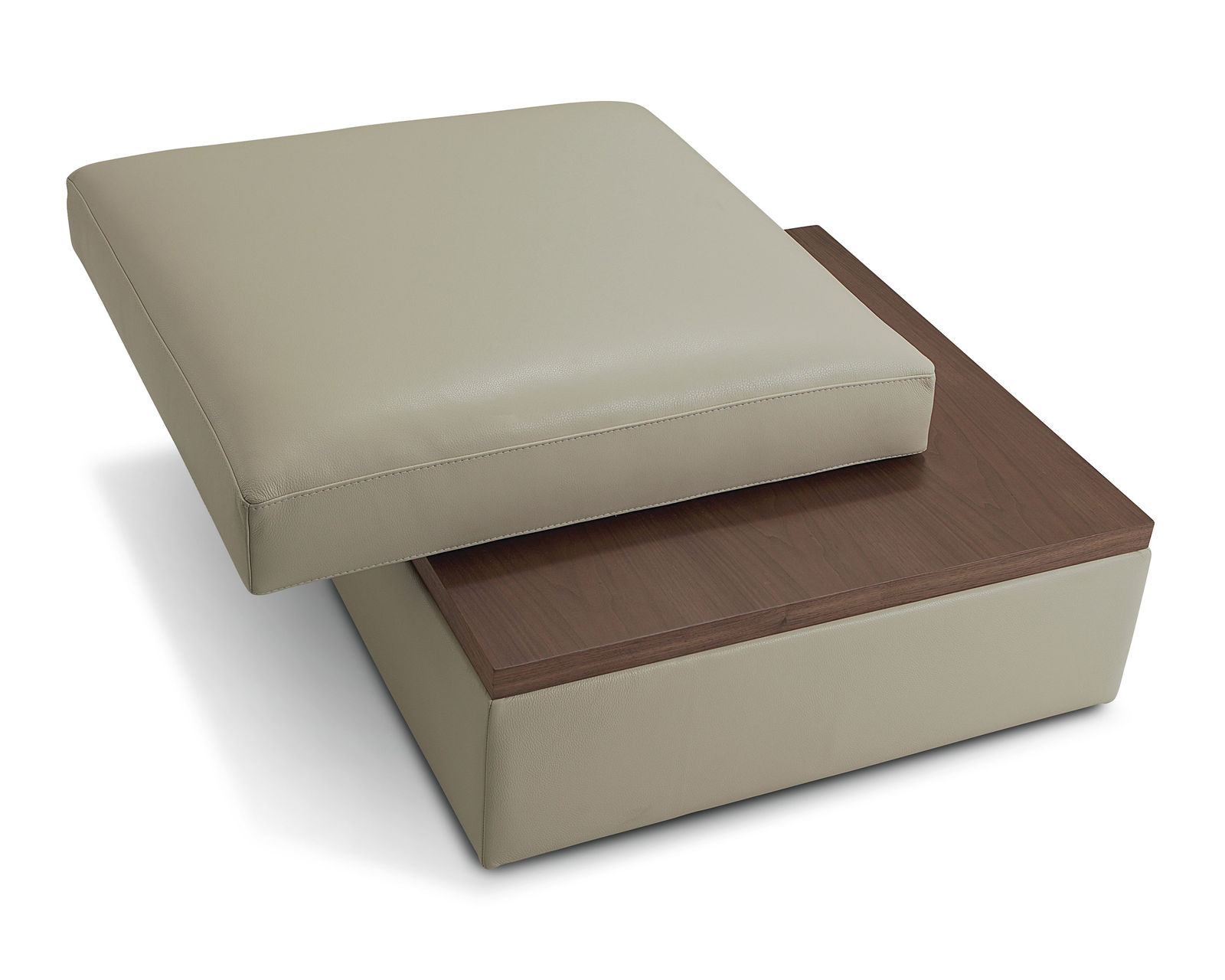 Apex 44008 Reclining Sectional (+200 colors) - Swivel Top Ottoman