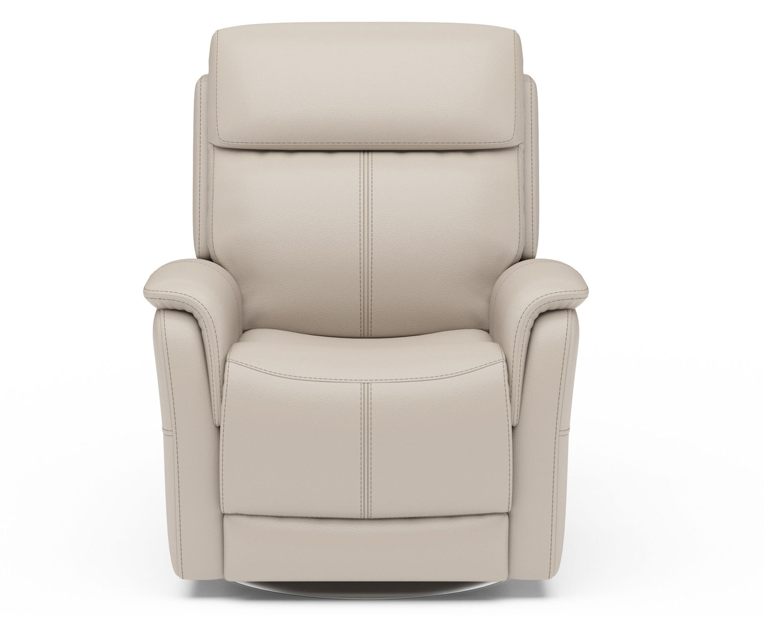 View 1524 Triple Power Swivel Recliner (050-01) +3 colors - in stock - Shown in leather color 050-01