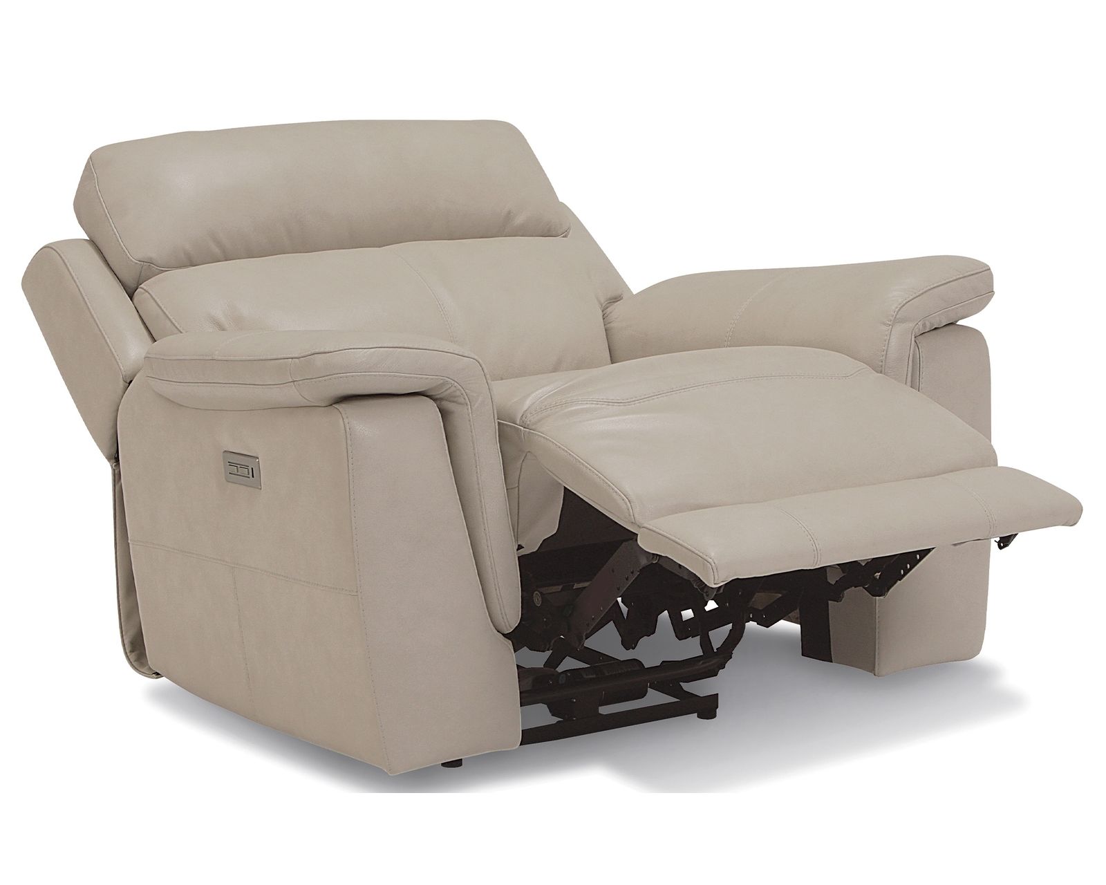 Henry 41051 Power Headrest Power Reclining Sectional (+100 leathers) - Henry Wallhugger Recliner
