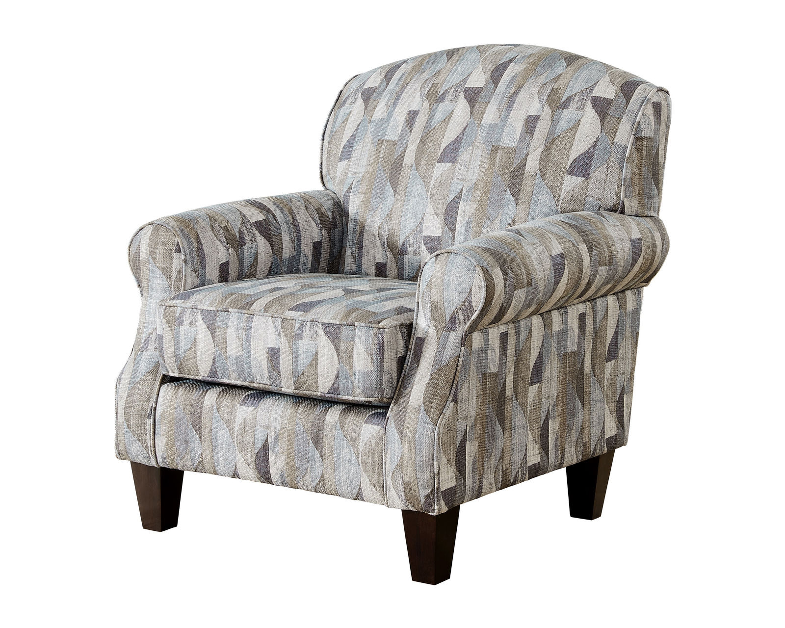 Outlier Mushroom 98" Sofa 4200-KP (includes pillows) - Seacrest Bayou Accent Chair - 532