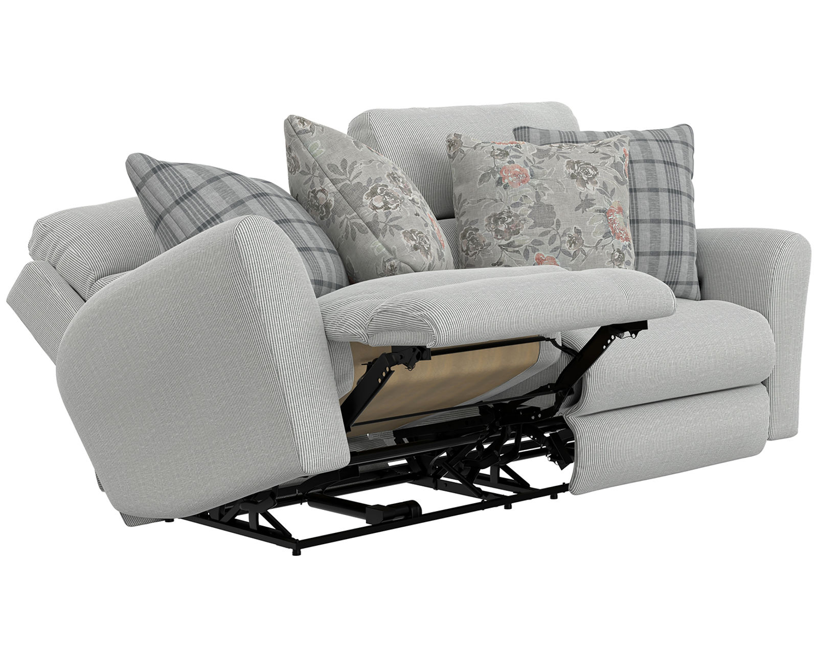 Chappy 83" Lay Flat Reclining Sofa Farmhouse Casual Styling (includes pillows) 2 colors - Made for Life's Best Moments.