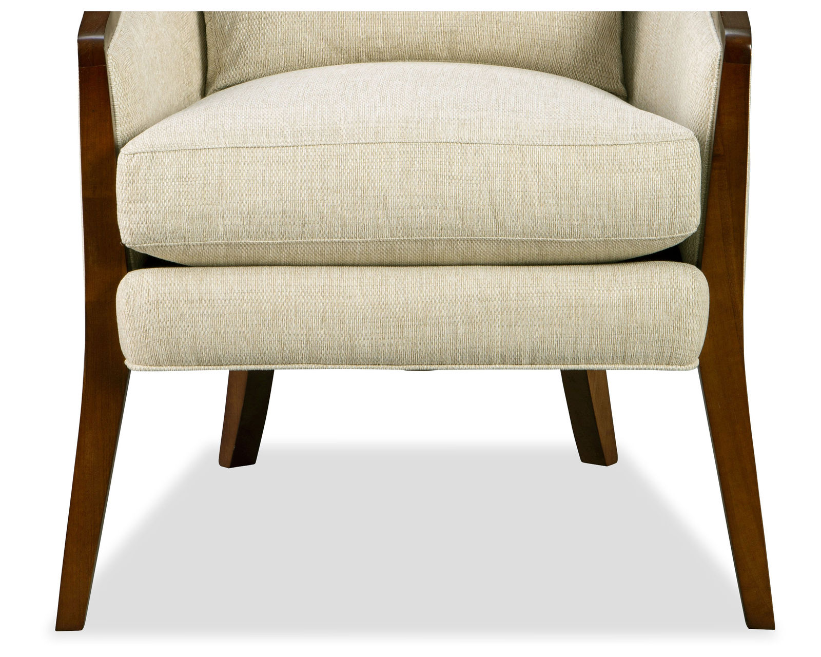 Louisville 036210 Accent Chair (+100 performance fabrics) - Customize the wood finish in 10 different colors