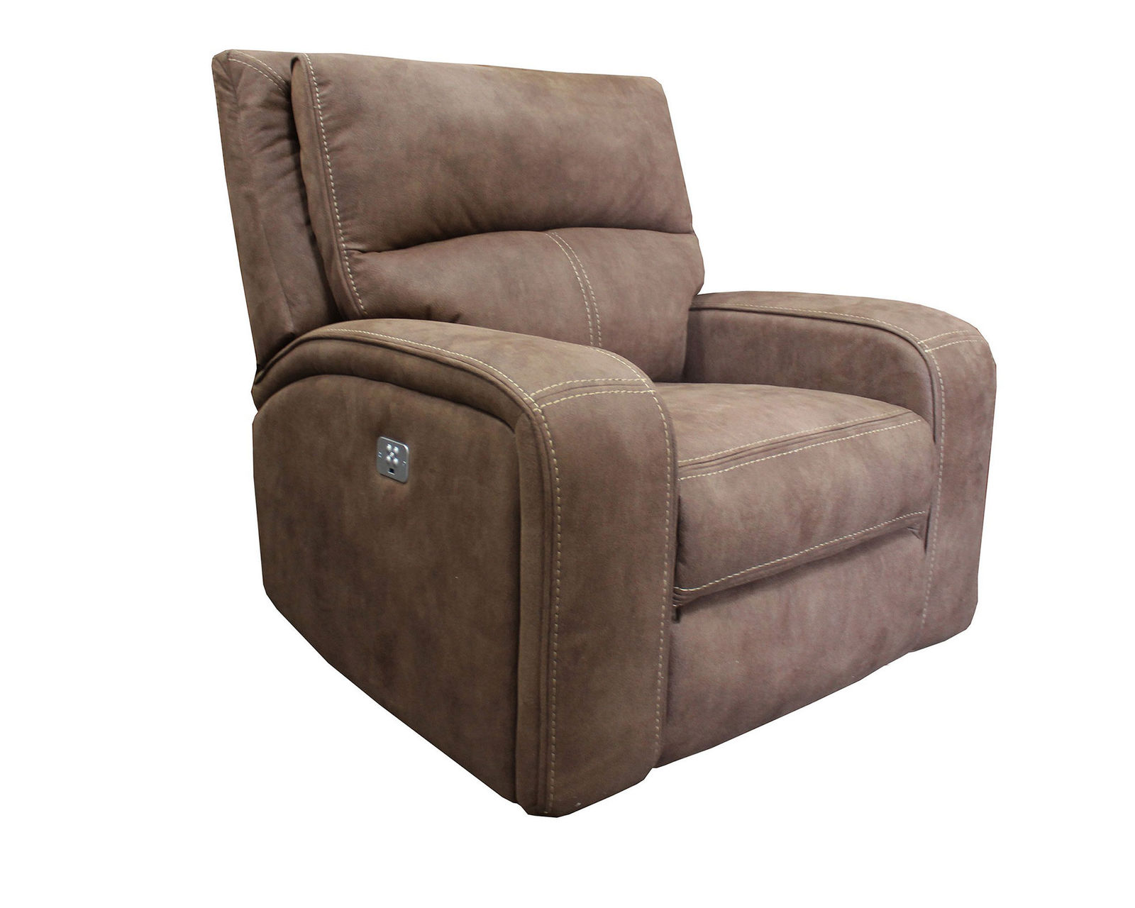 Polaris 84" Power Headrest Power Reclining Sofa Kahlua (In stock - Fast shipping) - Polaris Power Headrest Power Recliner