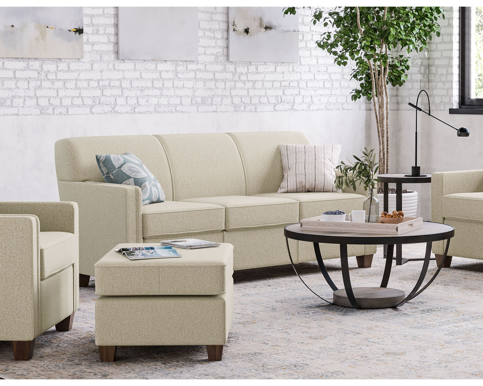 Nora 5890 Sofa (+100 fabrics) 77" - Nora Sofa