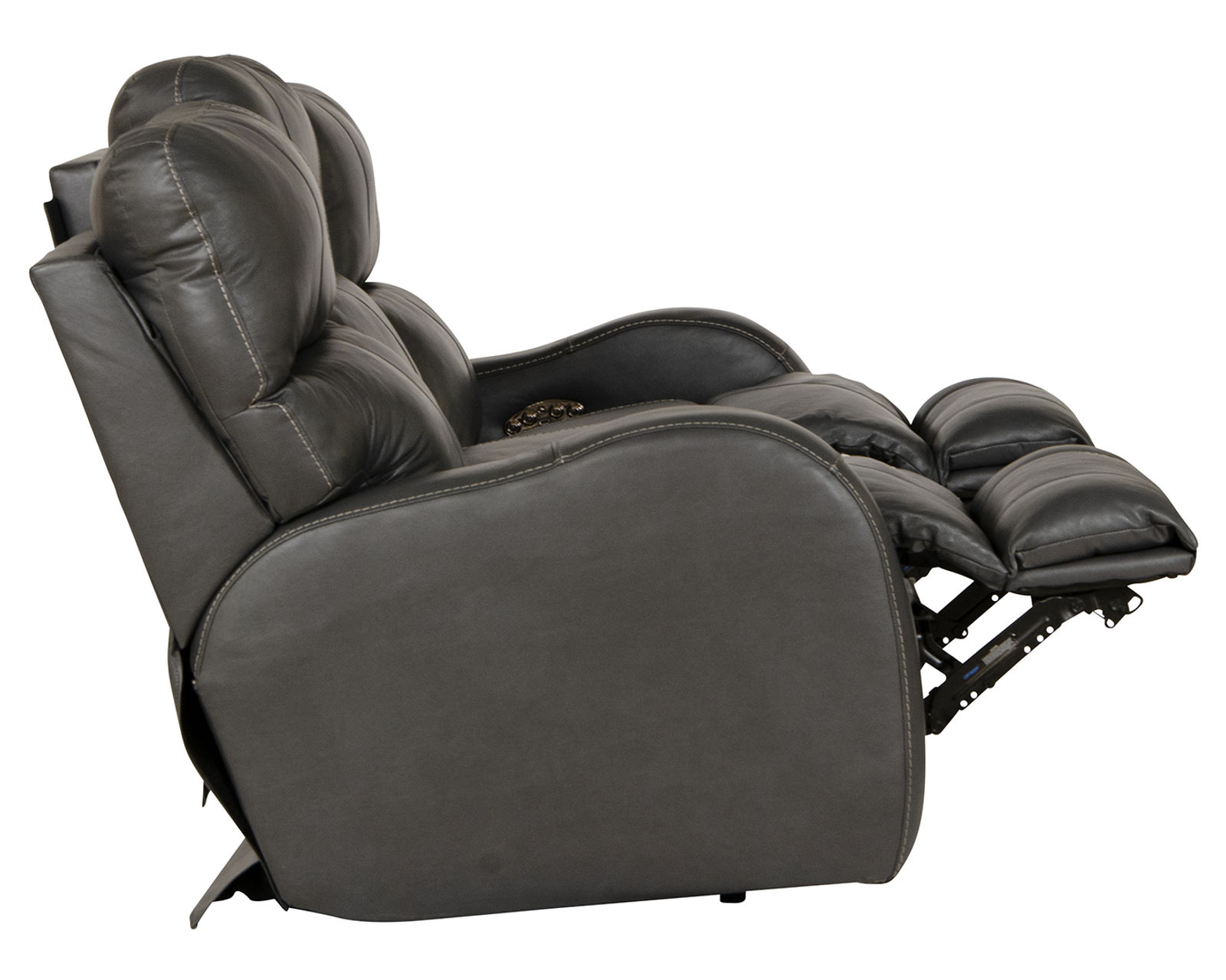 Angelo 83" Lay Flat Power Headrest Power Reclining Leather Sofa (2 colors) - Your New Favorite Place to Relax.