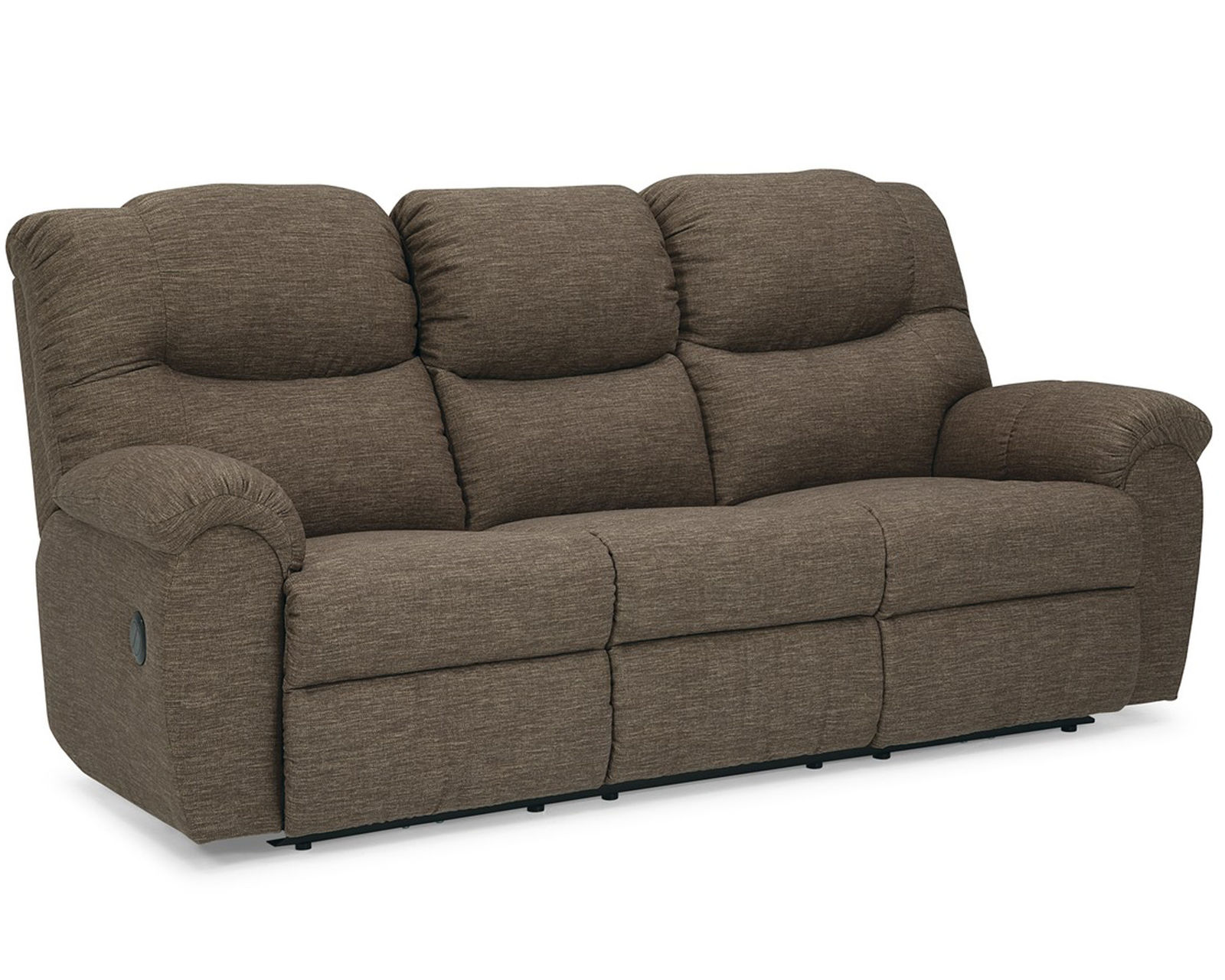 Regent 41094 Reclining Sofa (84") +50 fabrics - Endless support from plush arms, dual back cushions.