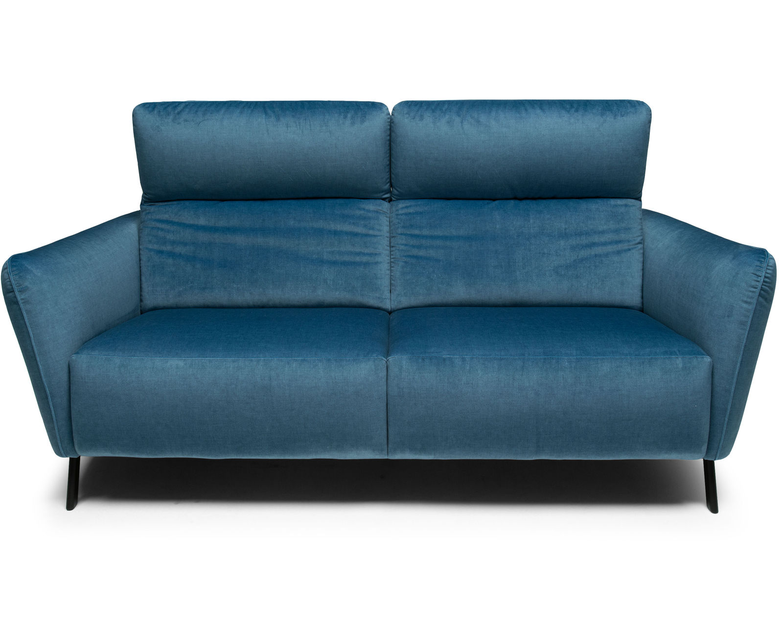 Lima C267 Sofa (74" or 86") +40 fabrics - Sofa Side View with Adjustable Headrests in Up Position