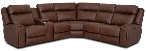 Layout A: Three Piece Sectional 122" x 111" (3 recliners)