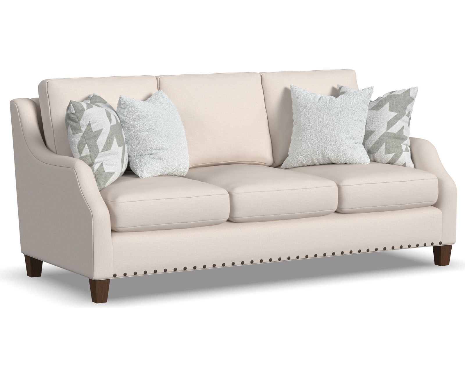Gianna 7824 Sofa (86") +100 fabrics) - Gianna Nail Head Sofa