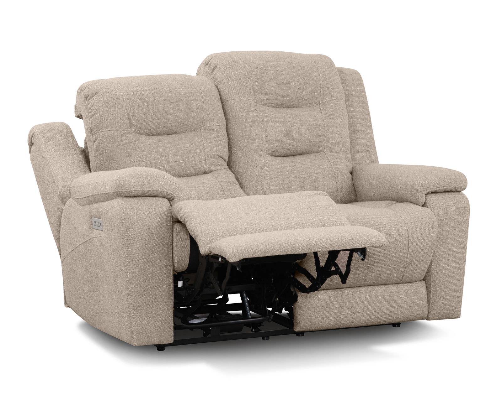Leighton 41063 Power Headrest Power Wallhugger Recliner (+200 colors) - Leighton 63" Power Headrest Power Reclining Loveseat