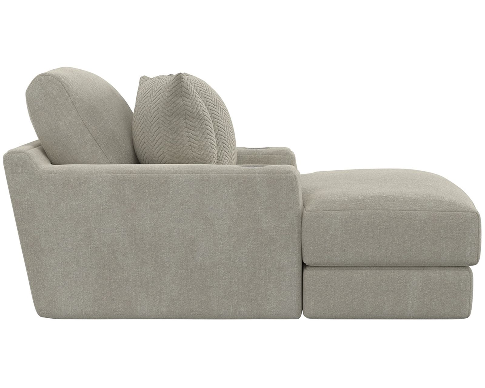 Cozy 51" Extra Wide Chaise (2 colors) includes pillows - Built Strong. Styled Beautifully.