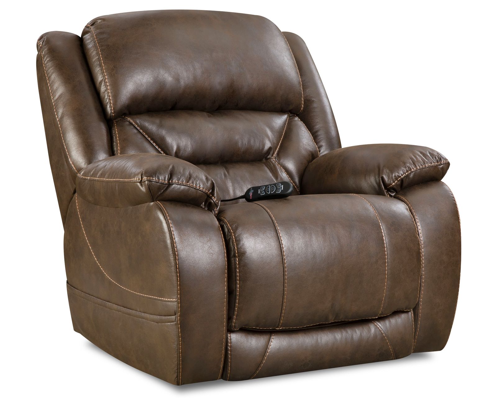 Greer Triple Power Wall-Saver Recliner Walnut (In stock)