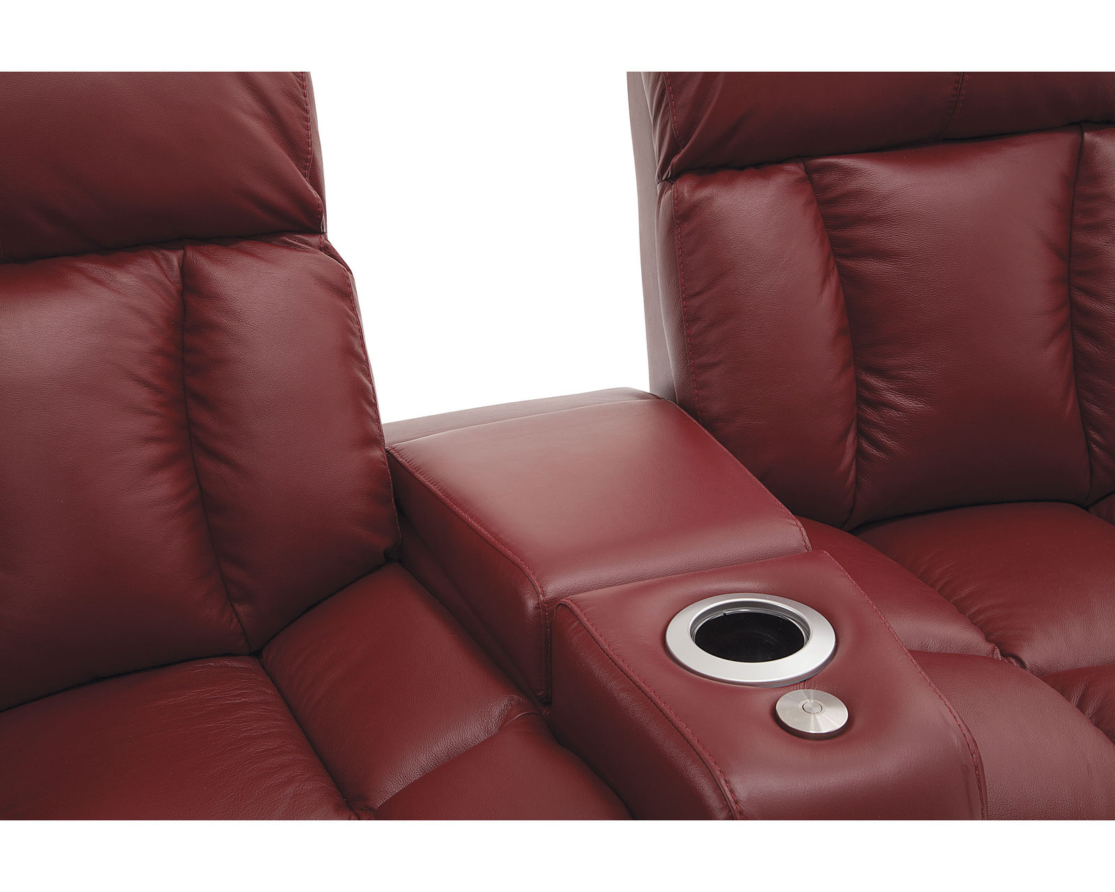Paragon 41417 Power Reclining Home Theater Sectional (+200 colors) - Comes standard with LED lighted cupholder