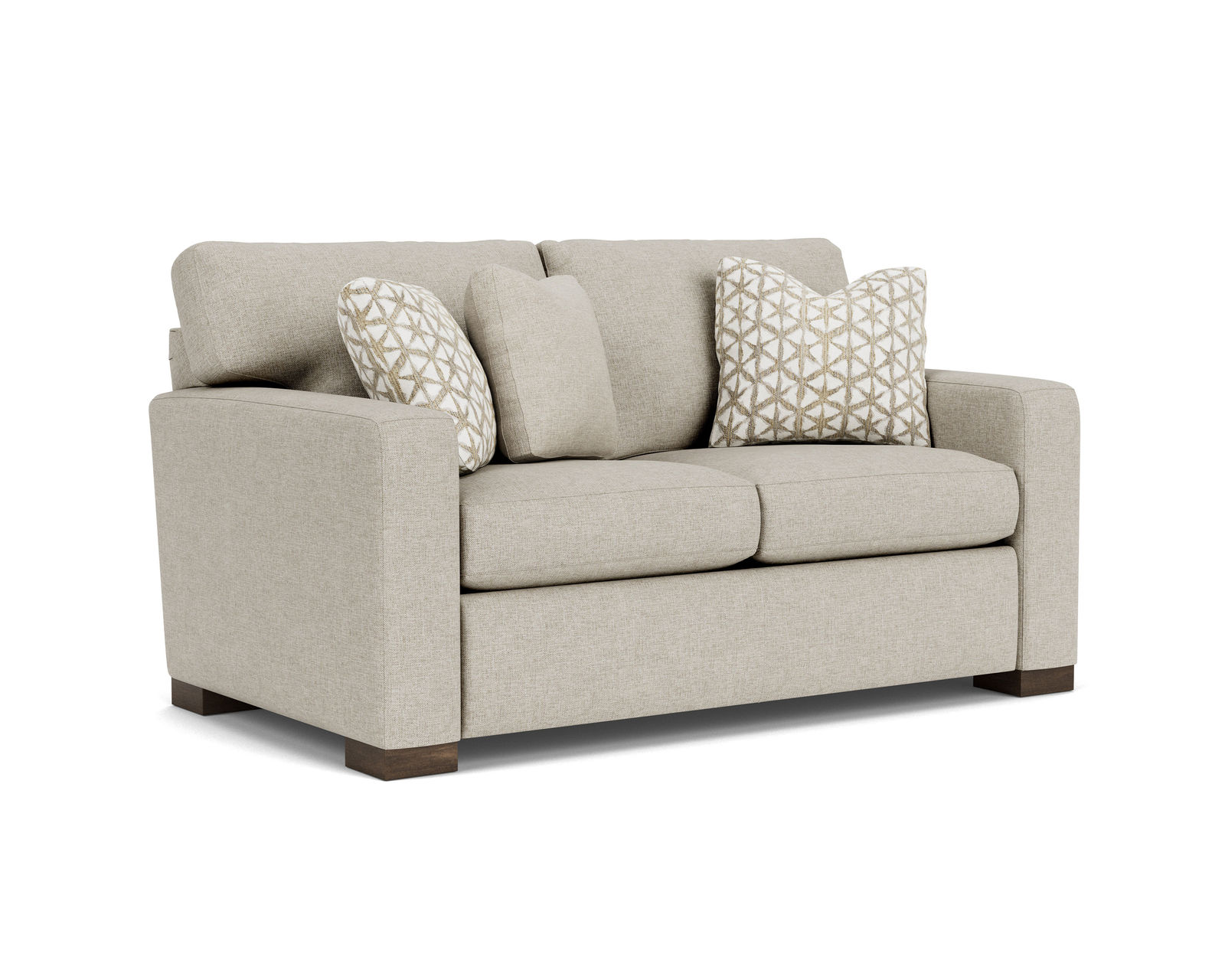 Bryant 7399 Loveseat (100+ fabrics) - Features the Flexsteel Blue Steel Seat Spring never needs replacing.