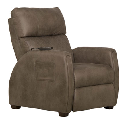 Taupe Faux Leather Like Fabric