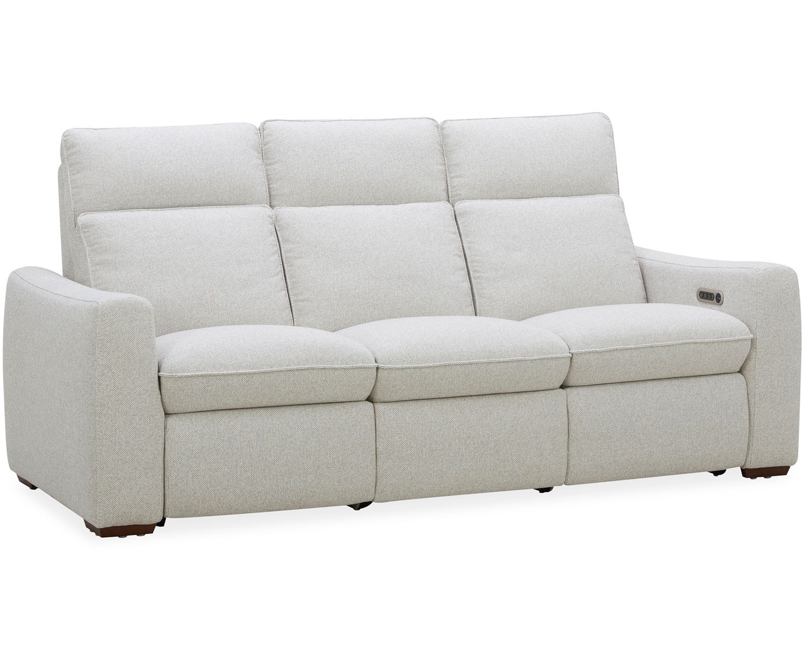 Ava 1685 Triple Power 87" Reclining Sofa (2 colors) in stock - Includes Power Recline, Power Headrests and Power Lumbar