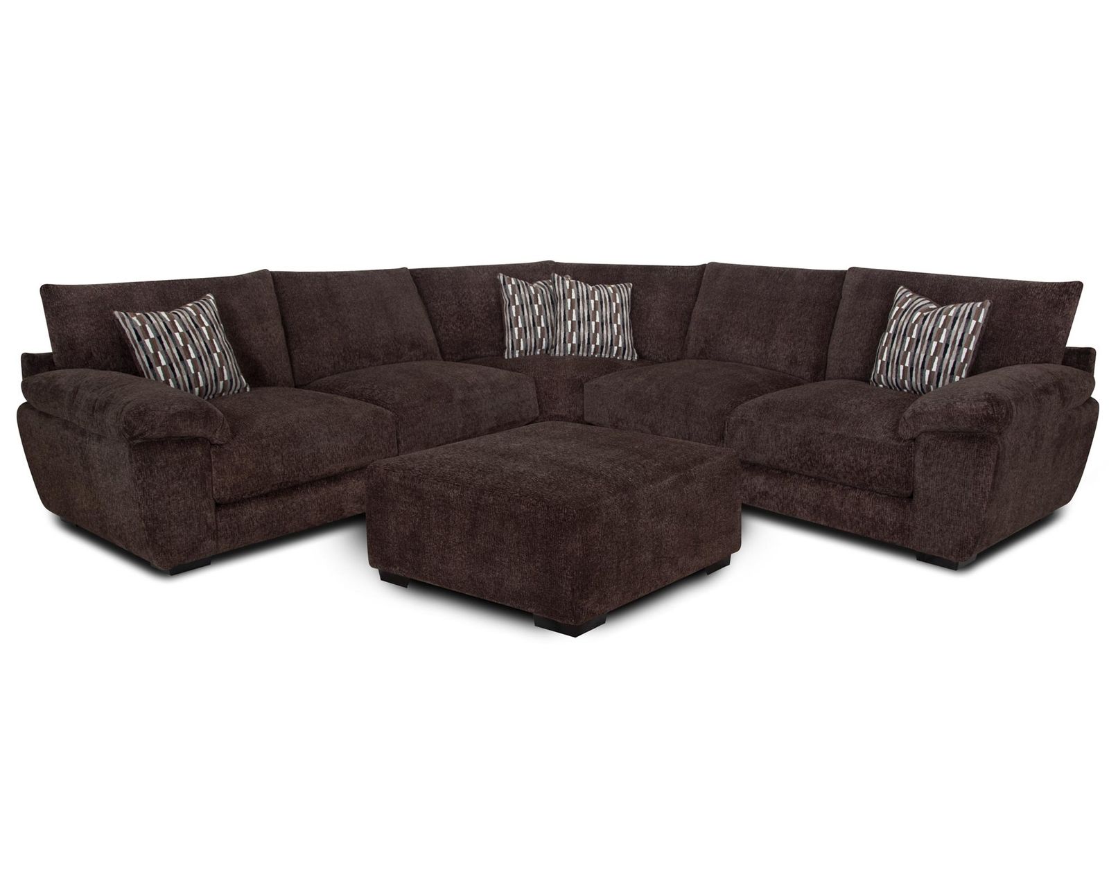 Donegal 840 Three Piece Sectional (Oversized Comfort. Rich Texture. Made for Relaxing) - A Designer Room. A Comfortable Price.