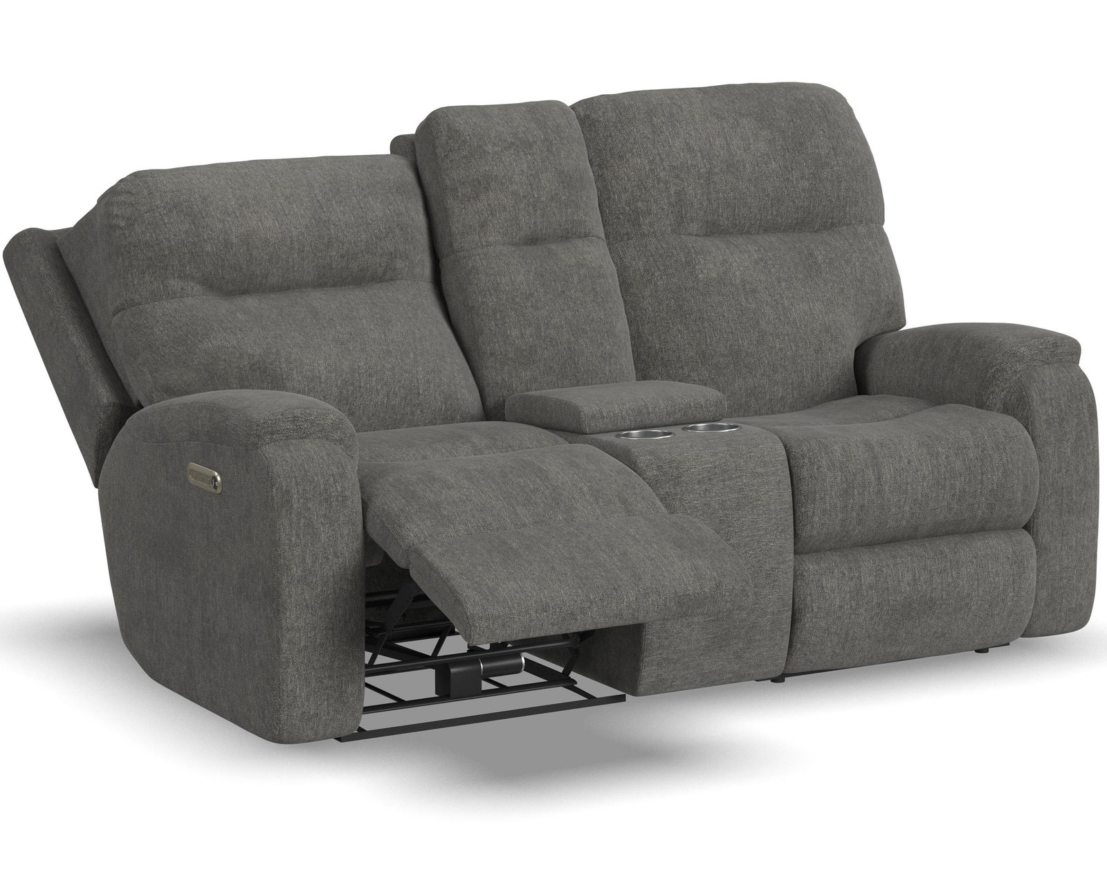 Penn 87" Power Reclining Sofa with Power Headrests and Lumbar (Color Choices) - Built to last with our DualFlex Spring System™-sturdy steel seat 