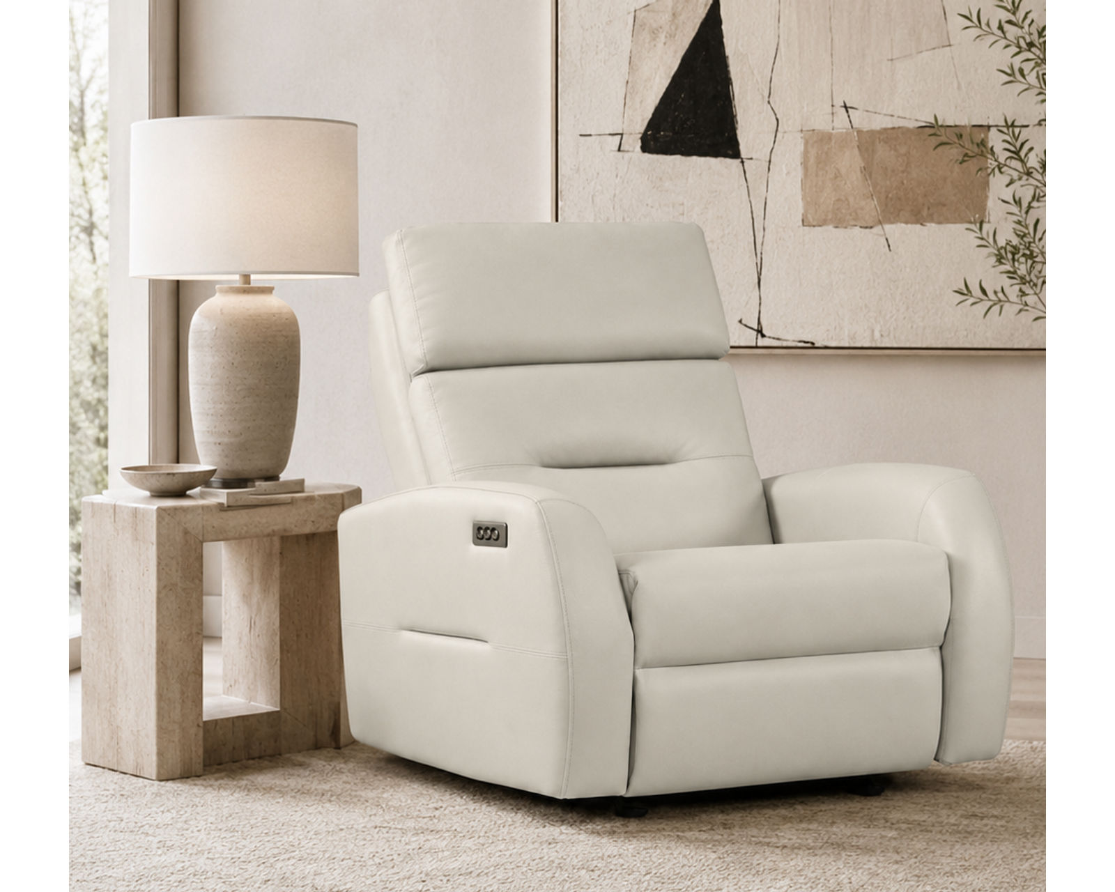 Trey Dual Power Reclining Sofa — Available in Standard & Wide Cushions, 140+ Leather Options, and 76", 79", or 108" Widths - Premium Comfort Without Compromise