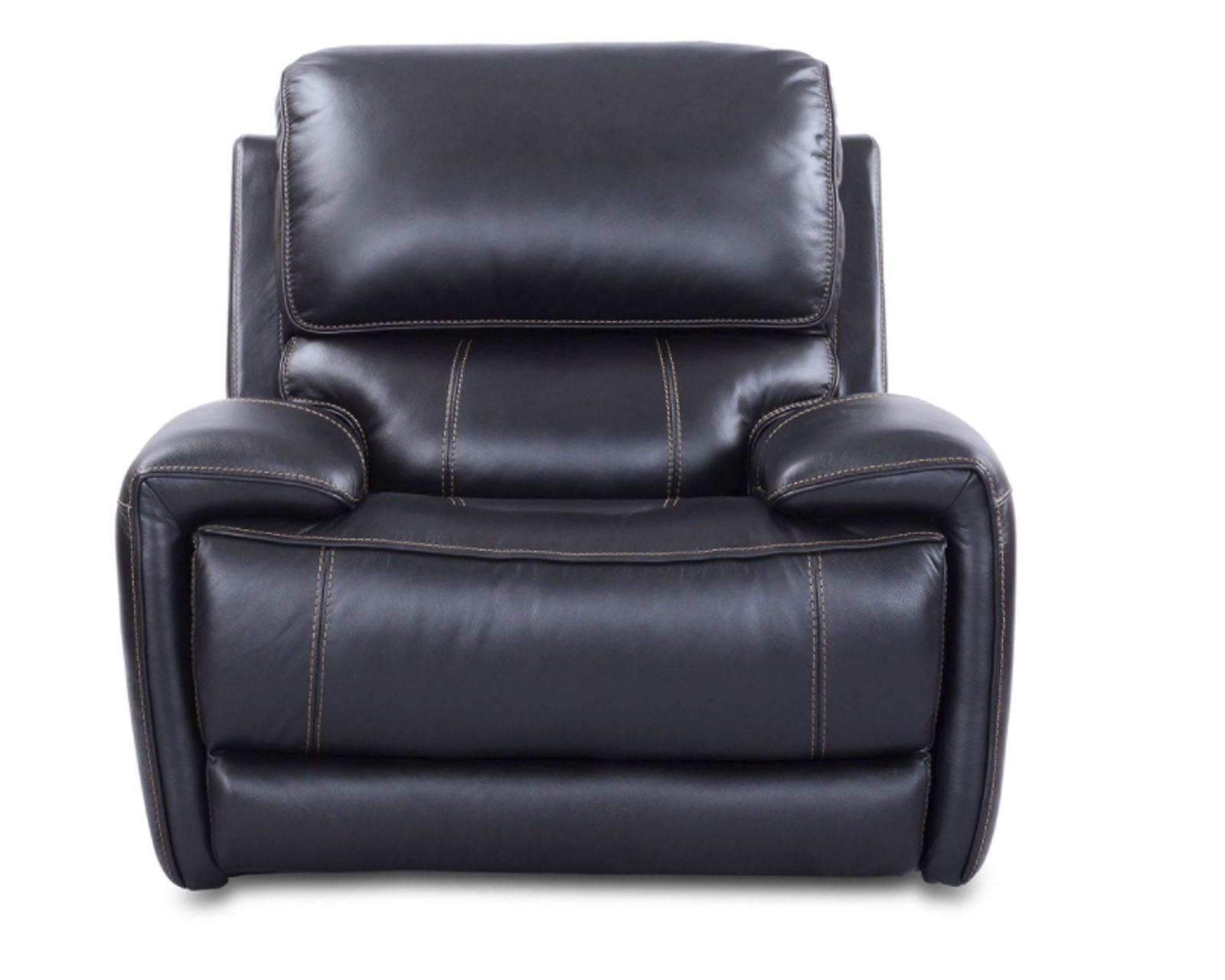Empire Leather Power Headrest Power Recliner Blackberry (In stock - Fast shipping) - 100% Genuine Top Grain Leather Everywhere Your Body Touches