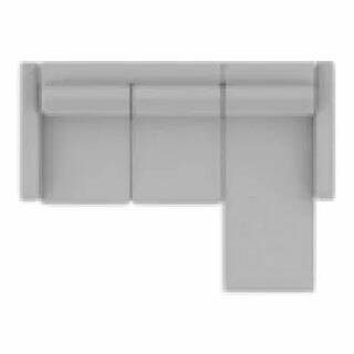 Layout B: Two Piece Sectional 94" x 57"