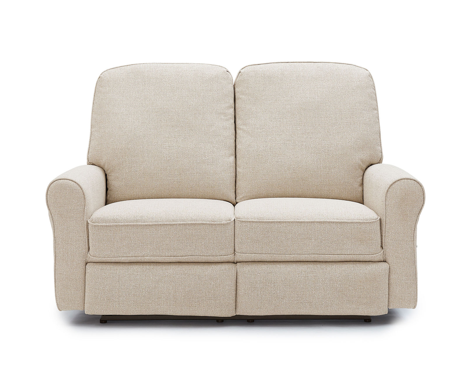 Josey Double Reclining Console Loveseat (+100 fabrics)  - Josey Double Reclining Loveseat