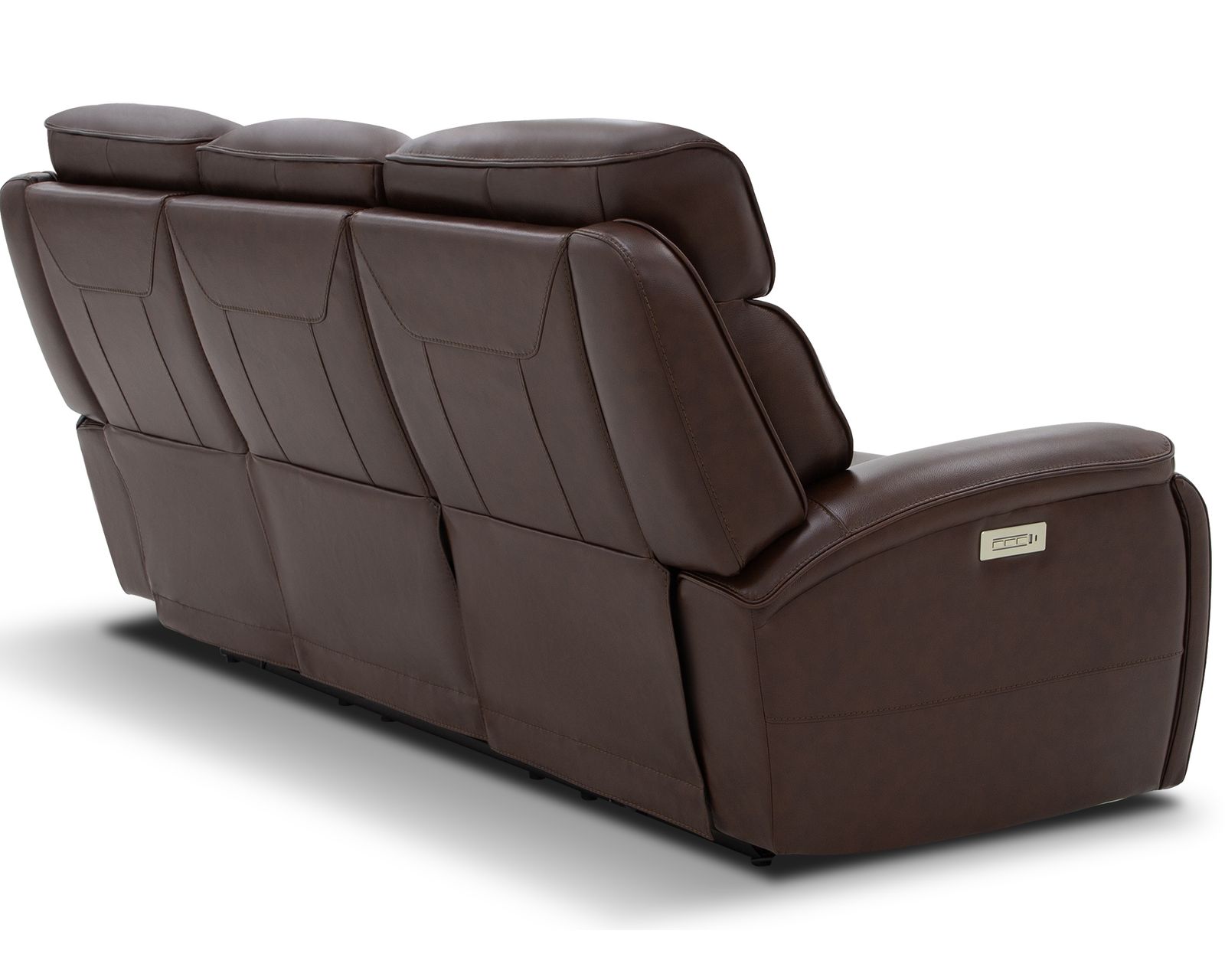 Walker 1580-70 Triple Power Leather 78" Reclining Console Loveseat (2 colors) - Flexsteel — Comfort Without Compromise.