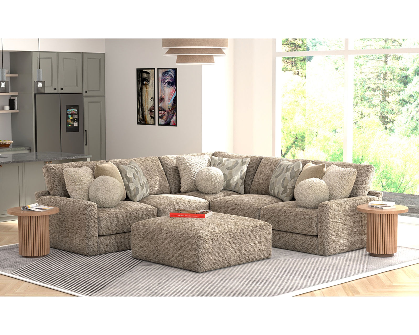 Turner 3145 Modular Sectional (includes pillows) - Quality You Can Count On, Comfort You'll Love.