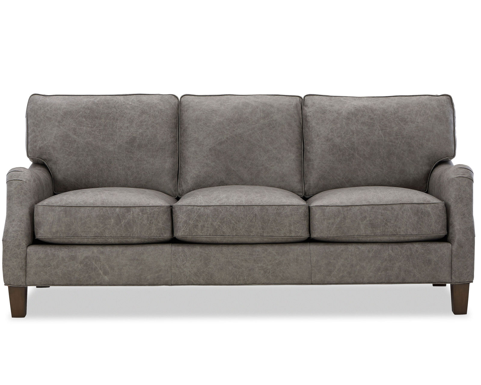 Seville 86" Top Grain Leather Sofa (Leather choices) L7131 - Features Down Blend Seat Cushions