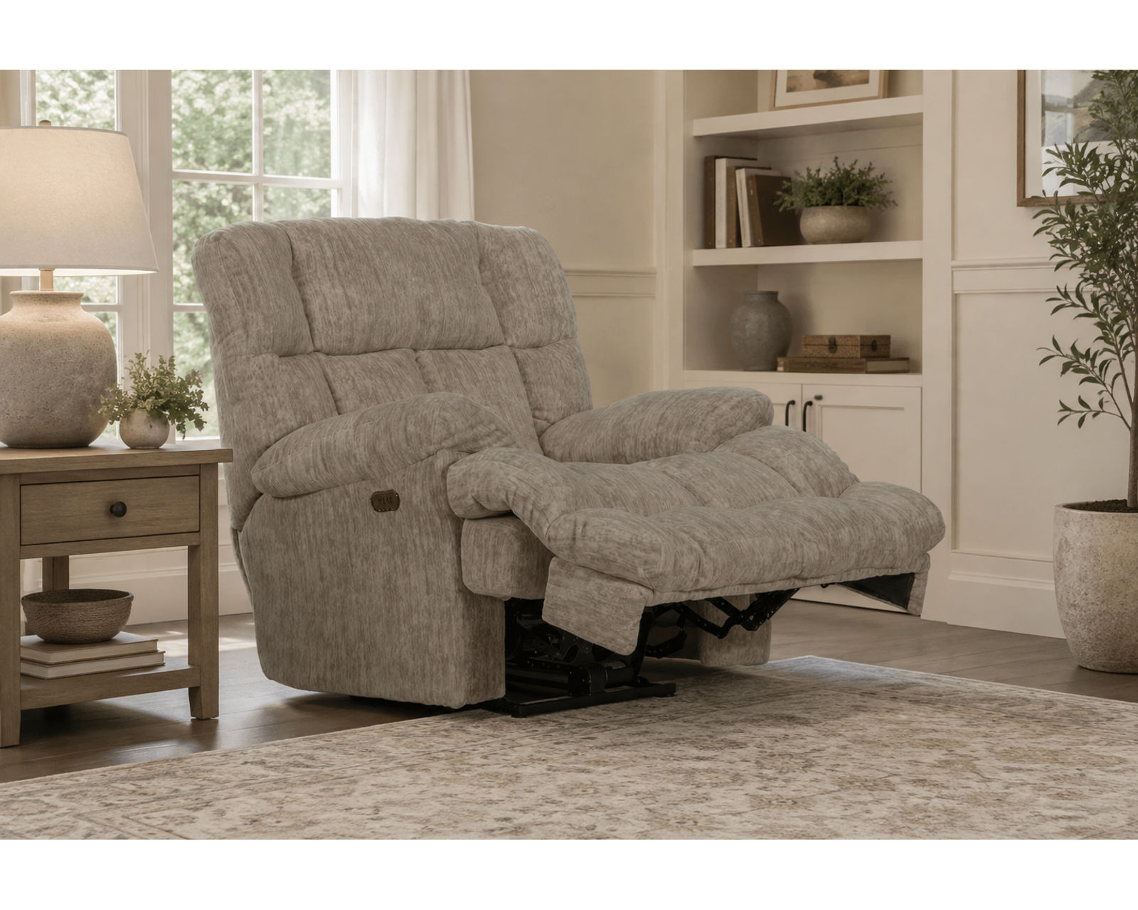 Cirrus Rocker Recliner or Power Lay Flat Recliner - Transitional Style. Deep-Cushioned Comfort. Relaxation Your Way (two colors) - Comfort Built for the Whole Family.