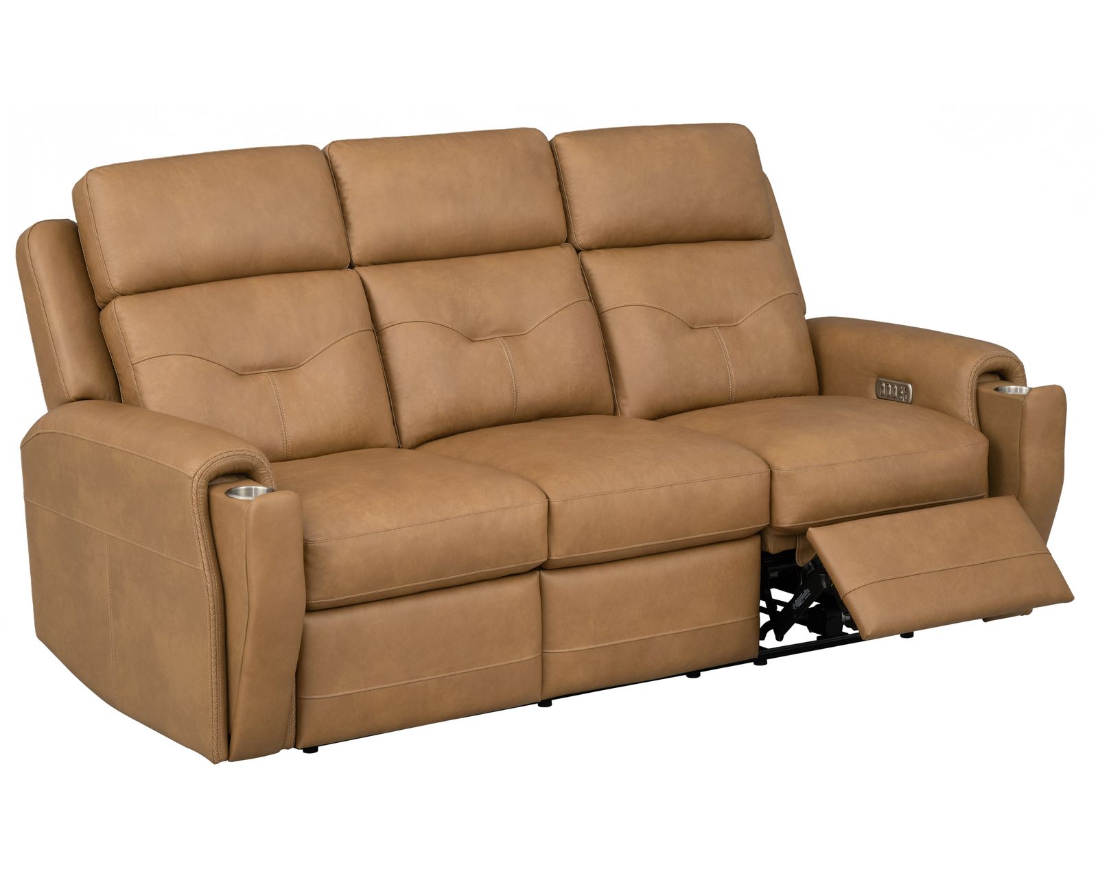 Felix 1536 Leather Zero Gravity Triple Power Reclining Console Loveseat with Heat and Massage (2 colors) in stock - Felix Zero Gravity Triple Power Reclining Sofa 