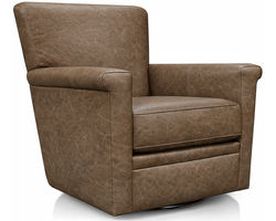 Pierce Leather Swivel Glider (29 Top-Grain Leather Choices)